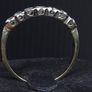 Vintage 9ct Gold Seven Stone Half Eternity Ring Size 61 Image 5