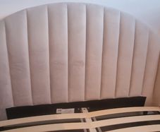 Grey Sheel headboard and surround