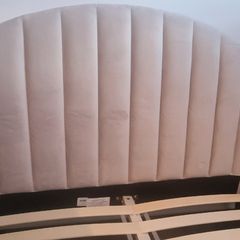 Grey Sheel headboard and surround