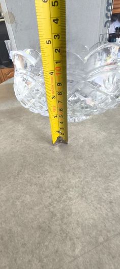 A gorgeous Waterford Crystal Prestige 8 inch footed bowl with acid mark and original sticker. In very good condition.