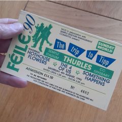 Feile Festival replica concert ticket