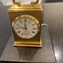 Astral Balmoral brass miniature clock with original box Image 2