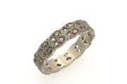 Vintage 925 Sterling Silver &amp; Marcasite Ring