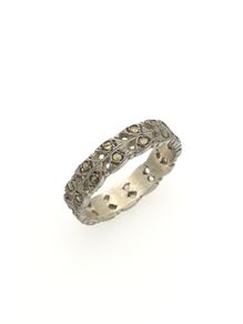 Vintage 925 Sterling Silver & Marcasite Ring