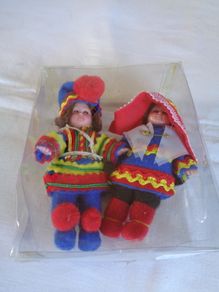 Native Costume Dolls x 2 For Sale