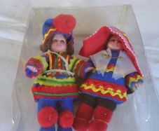 Native Costume Dolls x 2 For Sale