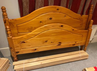 Lovely Extremely Solid 4Ft 6 Double Bed Frame - Can Deliver