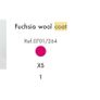Uterque bright pink alpaca wool coat with belt XS Image 4