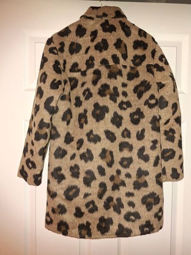 Stunning animal print elegant coat from Next, size 10 yo