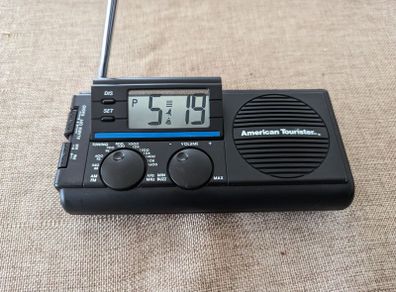 Travel Alarm Clock and AM/FM radio