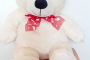 White soft bear plush 45cm