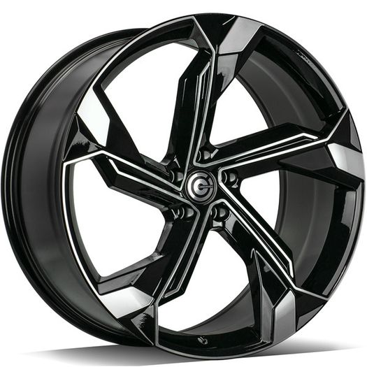18" ETRON Type black Alloys Seat Audi Skoda Vw 5x112