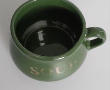 BOWL - Soup - Mug - Green