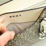 DKNY Bryant Medium Logo Jacquard Tote Bag, Chino Caramel Image 9