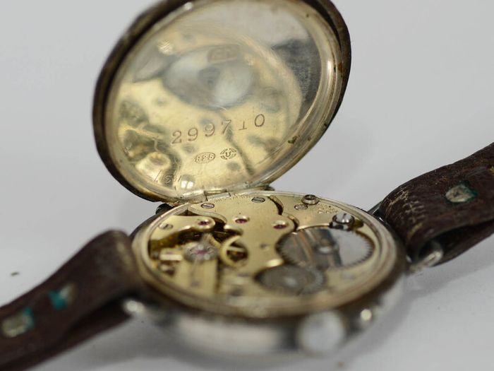 Vintage Silver Trench Wrist Watch
