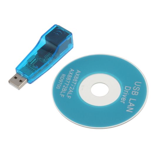 New USB To LAN Ethernet RJ45 10/100 Mbps Network Internet Adapter + CD #95