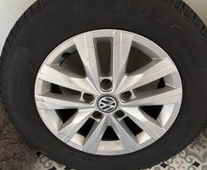 4 x Clayton alloys from 2021 VW Transporter 215 65 16 tyres