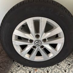 4 x Clayton alloys from 2021 VW Transporter 215 65 16 tyres