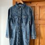 Oversized denim dress size 10 Image 2