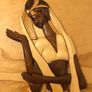 Vintage 60cm Vietnamese 3D Wood Intarsia Relief Art - Hand Carved Crane Longevity Panel Image 3