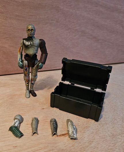 Star Wars C-3P0 Droid 3.75 " Scale As New Out Of Pack
