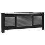 MDF Radiator Cover Black 205 cm Image 4