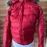 Puffer bomber jacket Polo Jeans Ralph Lauren Down Feather Warm Winter puffer Jacket with Removable Hood red size S Image 10