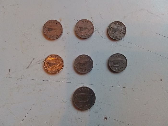 7.Irish Coins.