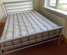 Double bed frame and matress