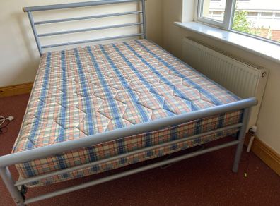 Double bed frame and matress