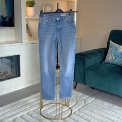 Ladies Light Indigo Relaxed Slim Jeans from Marks & Spencer. Size UK 8 / EU 36