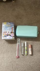 Brand new makeup bag and four brand new products