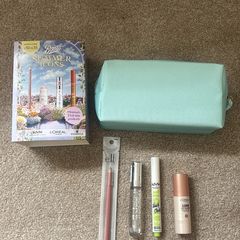 Brand new makeup bag and four brand new products