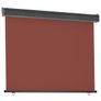 Balcony Side Awning 125x250 cm Brown Image 2