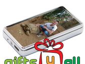 Personalised Photo USB Cigarette Lighter Silver Without Keyring
