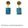 The Collective Teal earrings Image 5