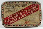 Small vintage boots tin