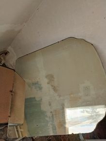 Vintage Art Deco Style Frameless Bevelled Mirror
