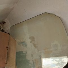 Vintage Art Deco Style Frameless Bevelled Mirror