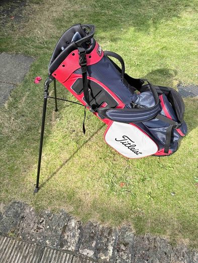 Titleist Players 4 Stadry Stand Bag Navy/White/Red