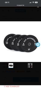 Olympic Bumper Plates 100kg Set and Storage Trolley