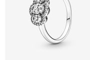 Pandora 3 Stone Vintage Ring