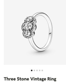 Pandora 3 Stone Vintage Ring