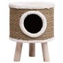 Cat House with Wooden Legs 41 cm Seagrass Image 3