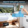4000W Inverter Pure Sine Wave Power Inverter 12V to 240V Voltage Converter with LCD Remote Control/AC Outlets/USB-A Port/USB-C Port/for RV,Trucks,Boats,Camping Image 4