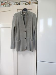 J Crew Grey Knit Jkt Size M
