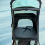 Foldable Pet Stroller w/ Rain Cover, for XS Dogs, S Dogs - Green Image 3
