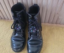 girls Clarks boots 12 1/2 F