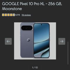 Google Pixel 10 Pro Xl - 256 Gb, Moonstone (FREE CASE)