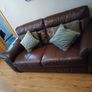 natuzzi brown leather sofa Image 2